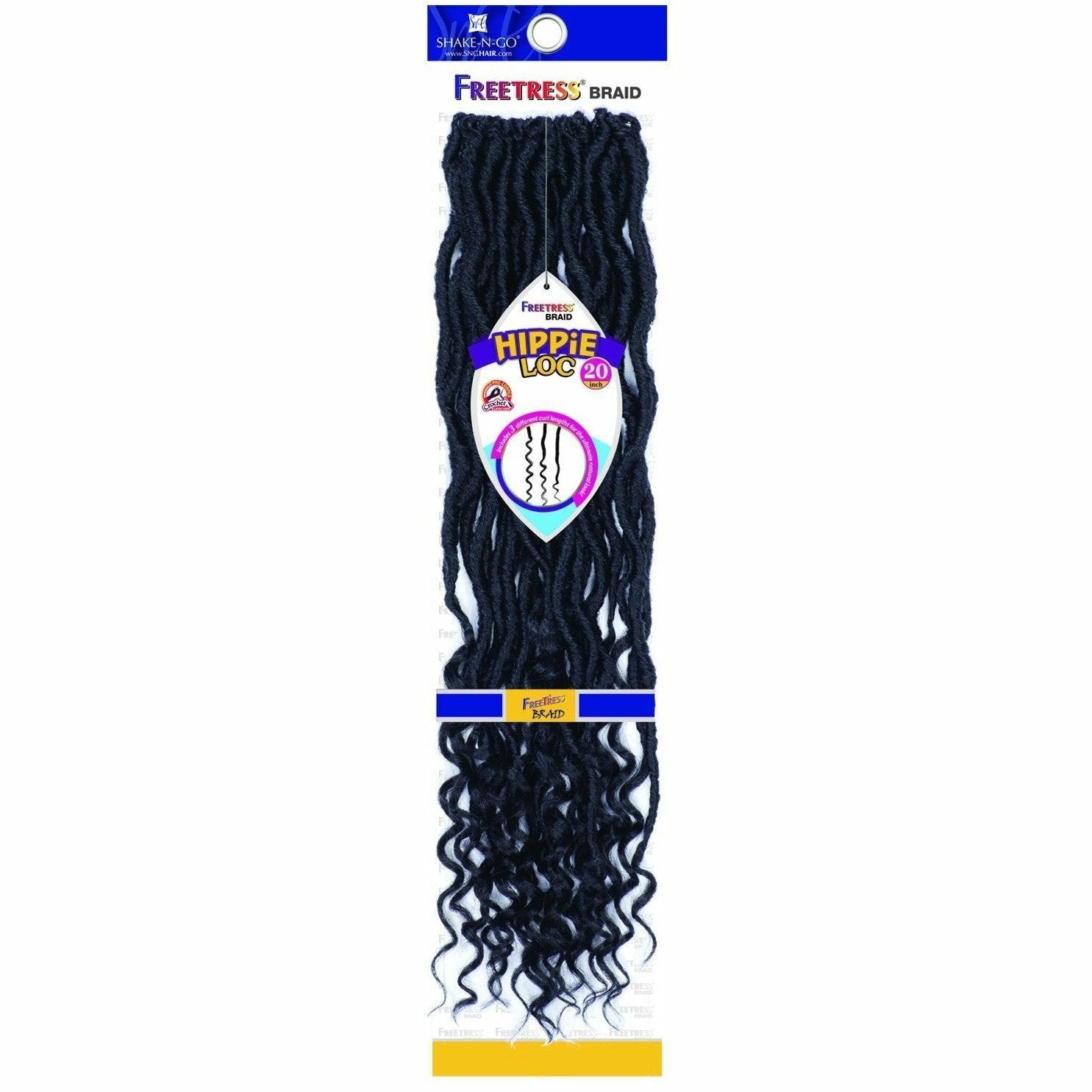 FreeTress Synthetic Braids – Hippie Loc 20