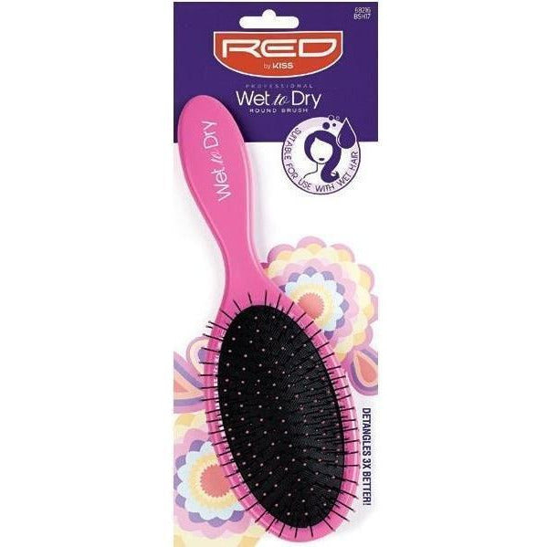 Red by Kiss Professional Wet To Dry Round Brush #BSH17