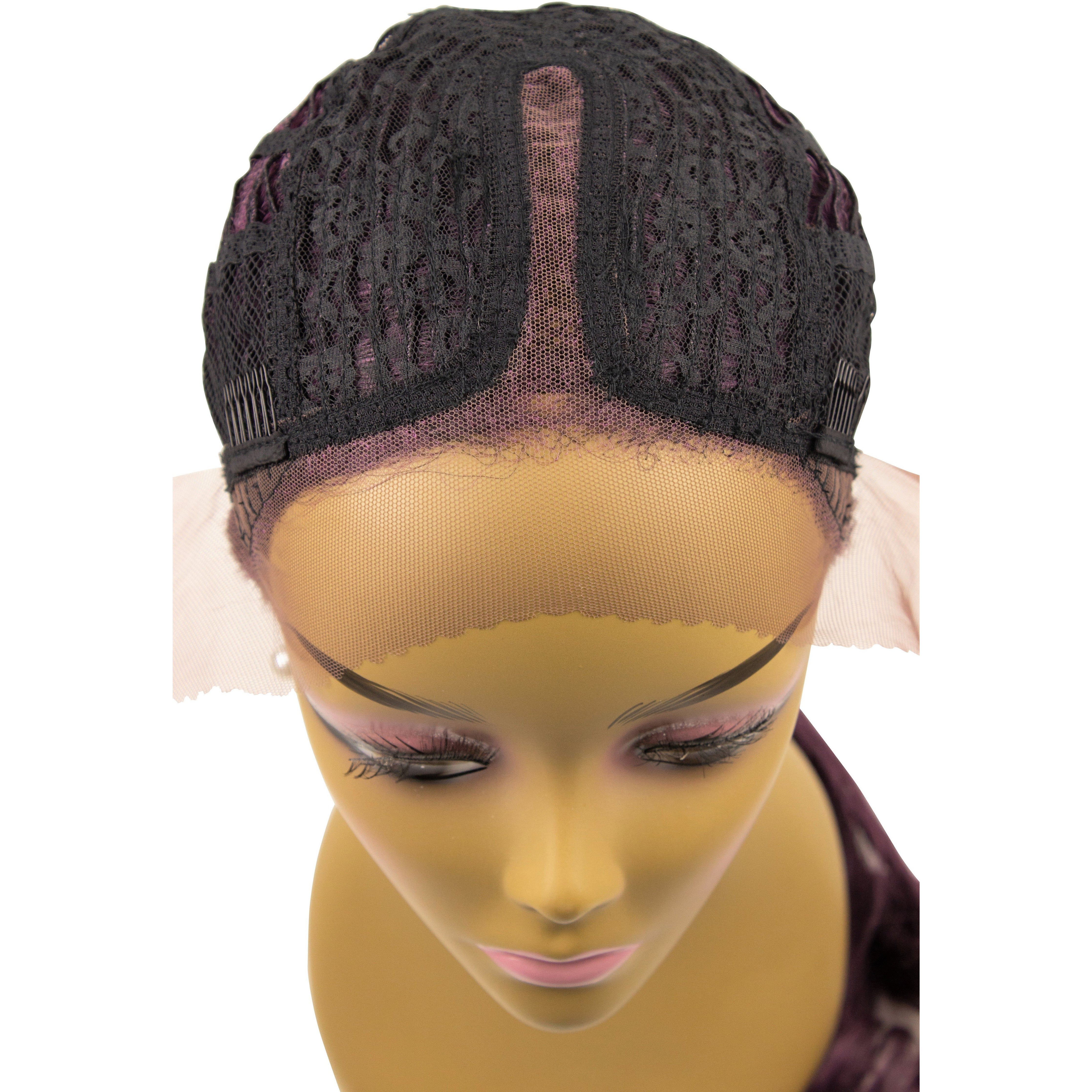 Motown Tress Deep Part Synthetic Swiss Lace Front Wig – LDP-Trudy