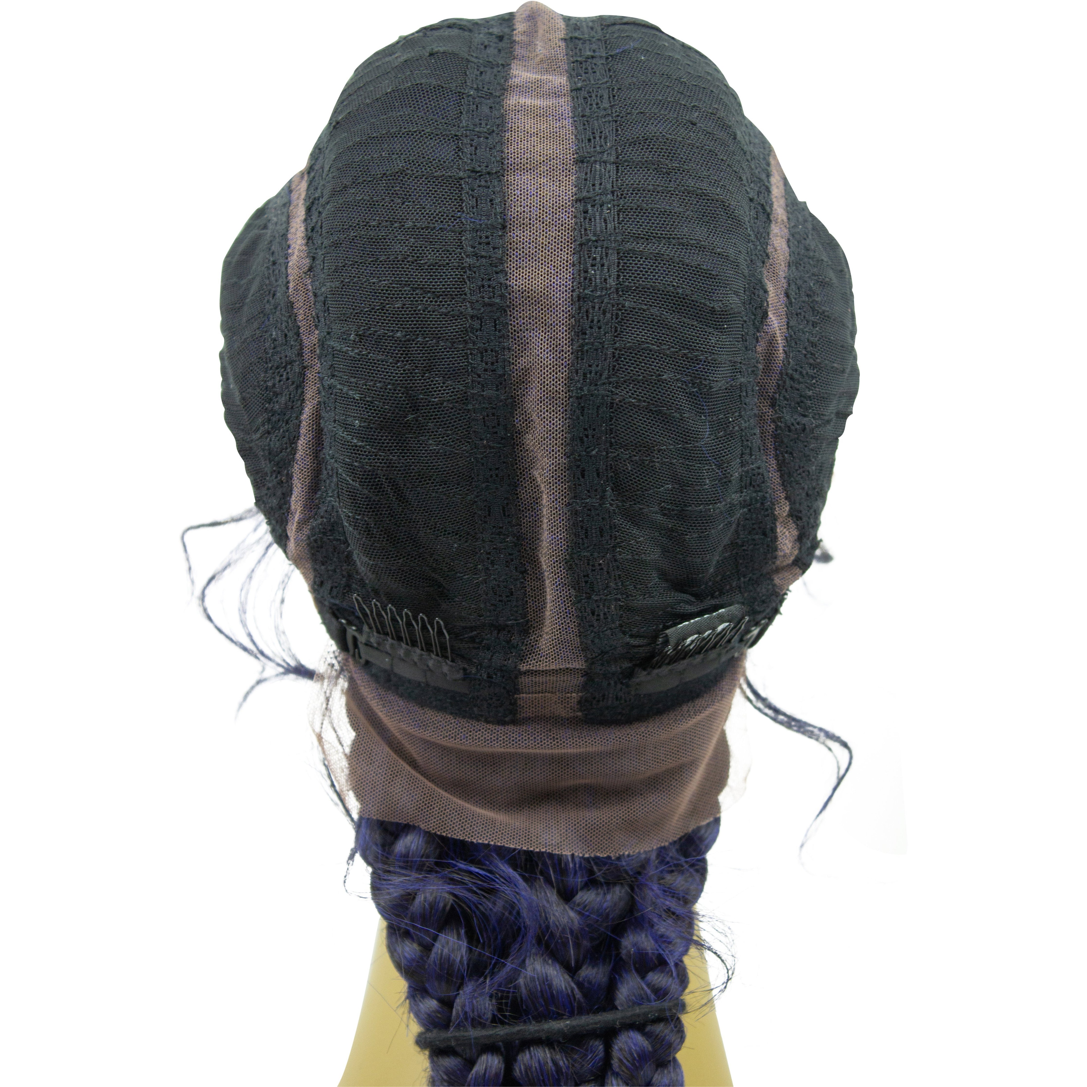 Zury Sis Synthetic Double Dutch Box Braid 360° Lace Front Wig – Dutch Box