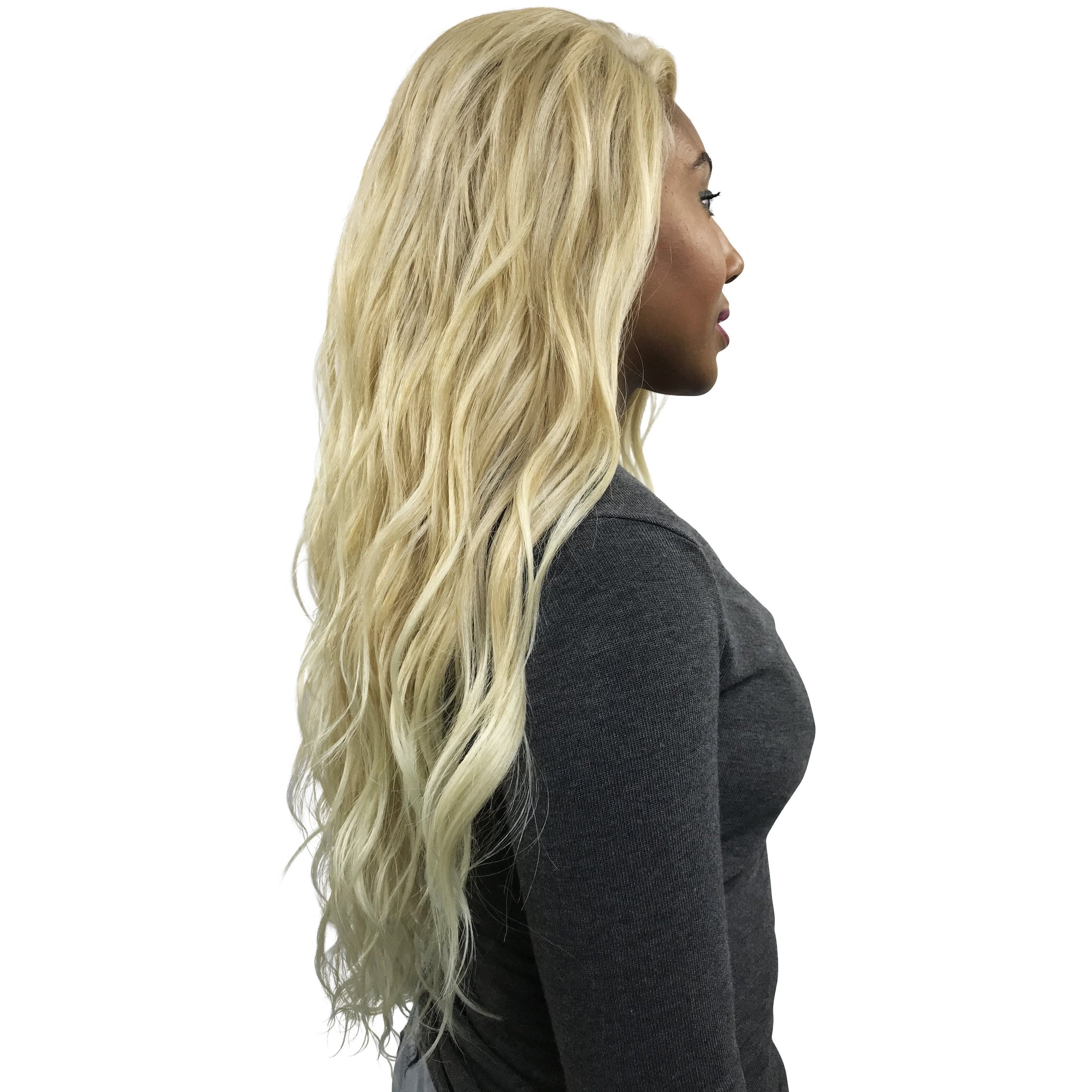 Motown Tress Human Hair Blend 360° Lace Front Wig – HB360L. Zia
