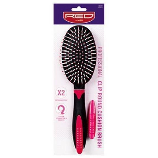 Red by Kiss Professional Clip Round Cushion Brush #BSH15