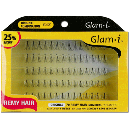 Glam-i Remy Individual Lashes - Original Combination Black