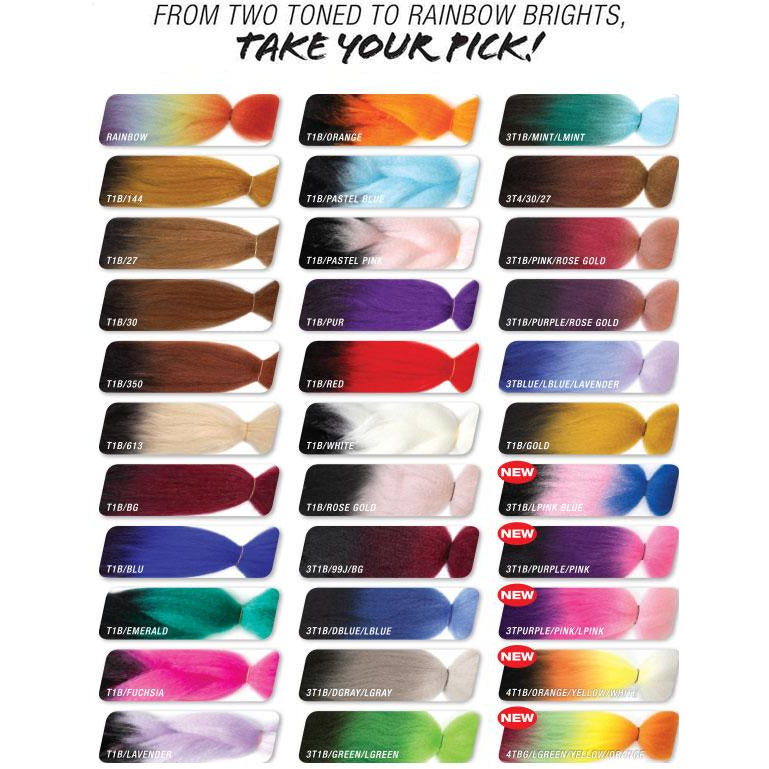 Sensationnel Synthetic African Collection Braids – Jumbo Color Braid