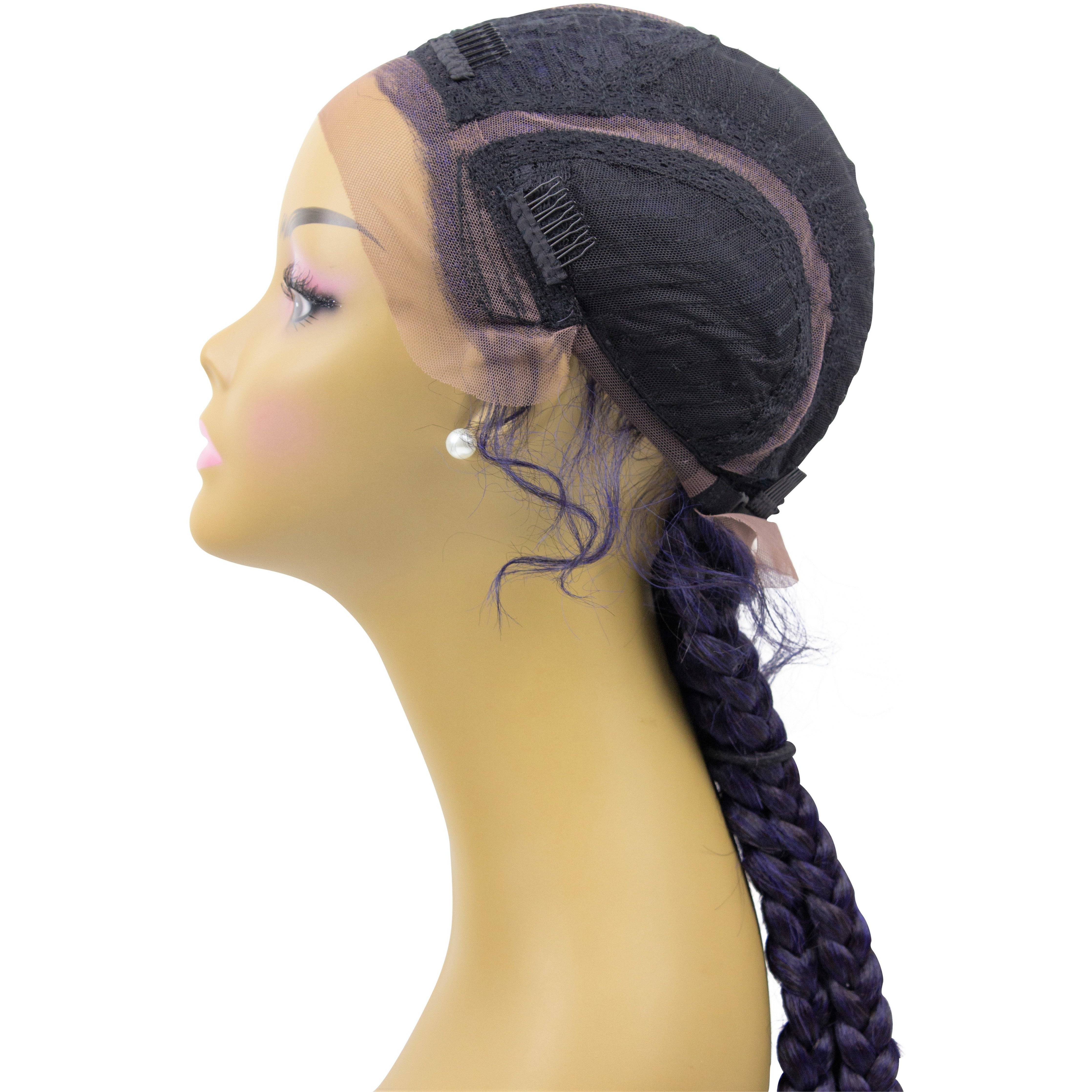 Zury Sis Synthetic Double Dutch Box Braid 360° Lace Front Wig – Dutch Box