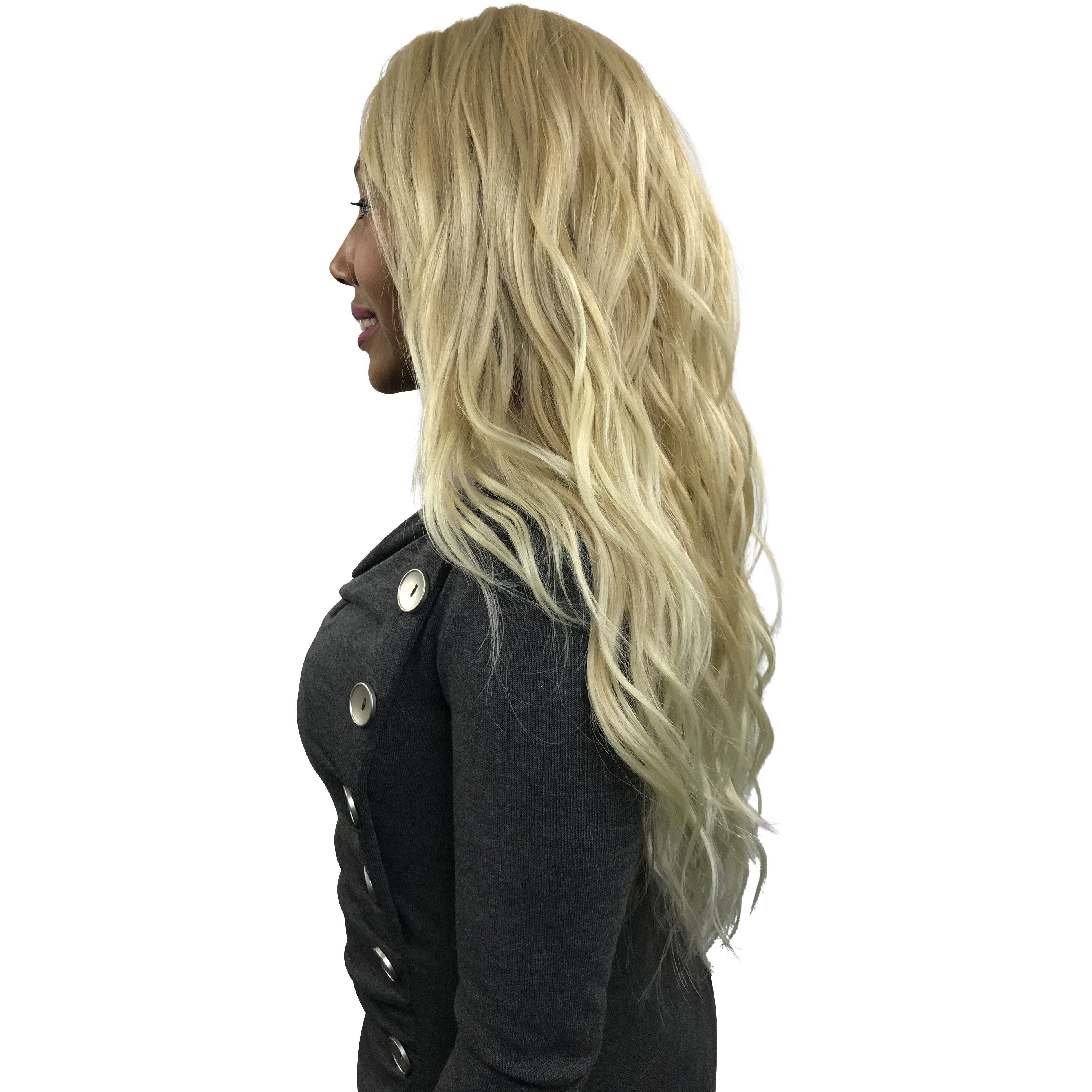 Motown Tress Human Hair Blend 360° Lace Front Wig – HB360L. Zia