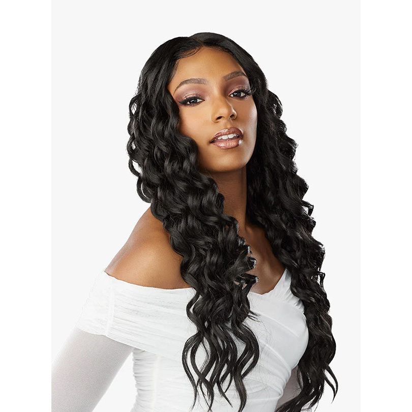 Sensationnel Butta Human Hair Blend HD Lace Front Wig - Deep Twist 26