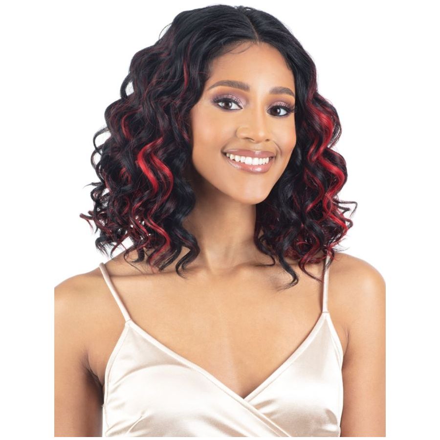 Shake-N-Go Legacy Human Hair Blend HD Lace Front Wig - Flora
