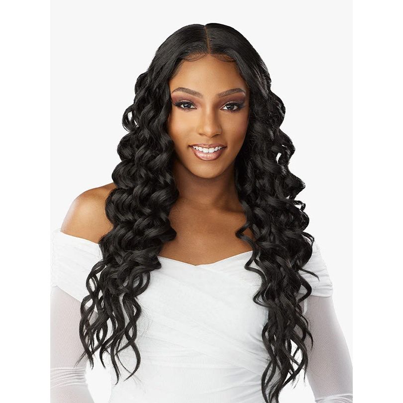 Sensationnel Butta Human Hair Blend HD Lace Front Wig - Deep Twist 26