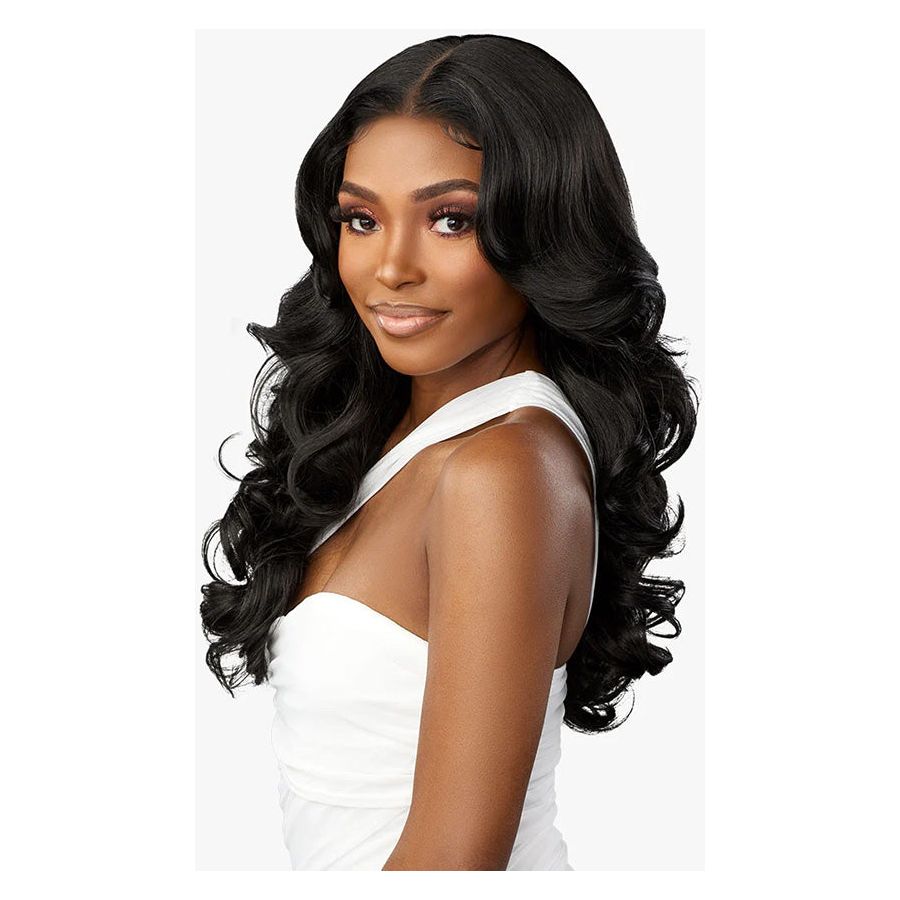 Sensationnel Butta Human Hair Blend HD Lace Front Wig - Volume Curl 22