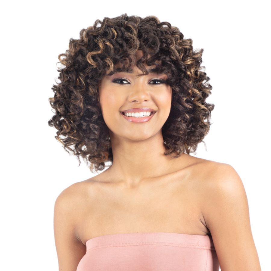 Shake-N-Go Natural Me Synthetic Full Wig - Deep Curl