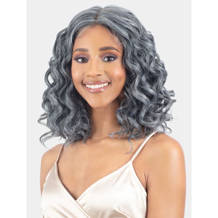 Shake-N-Go Legacy Human Hair Blend HD Lace Front Wig - Flora