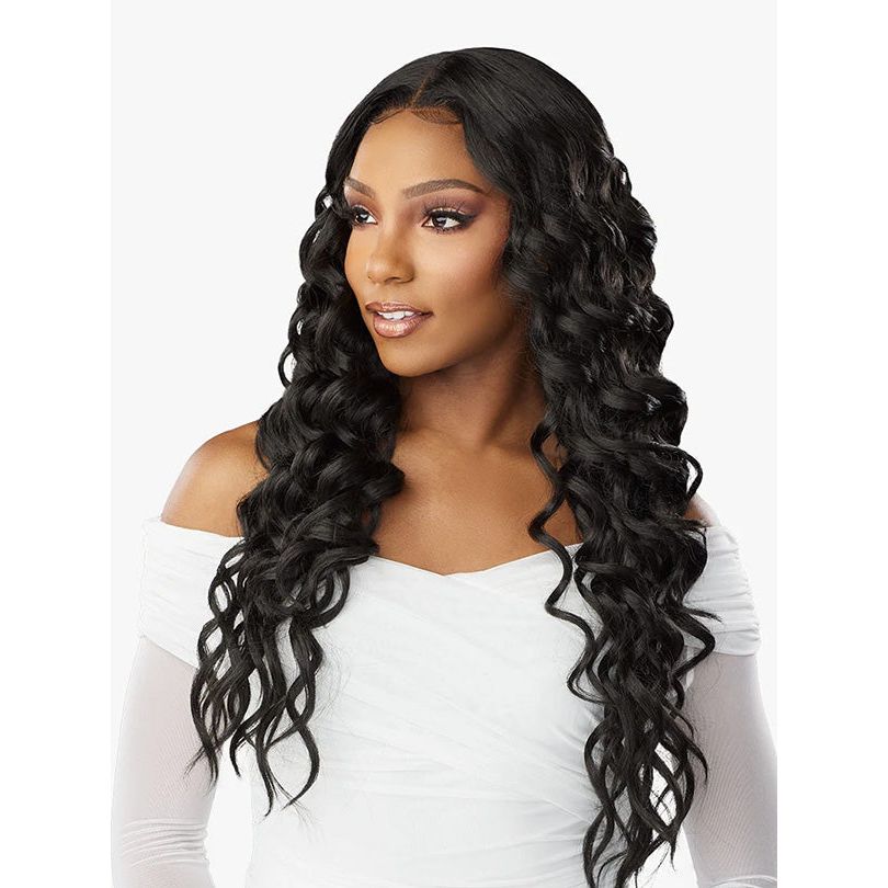 Sensationnel Butta Human Hair Blend HD Lace Front Wig - Deep Twist 26