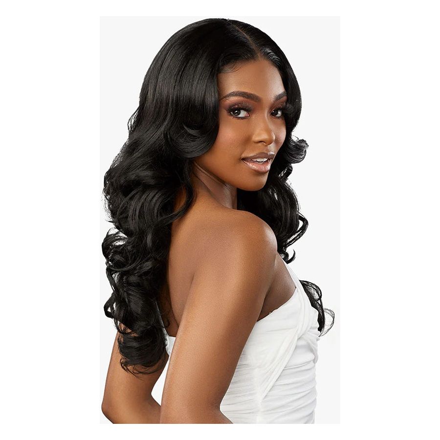 Sensationnel Butta Human Hair Blend HD Lace Front Wig - Volume Curl 22