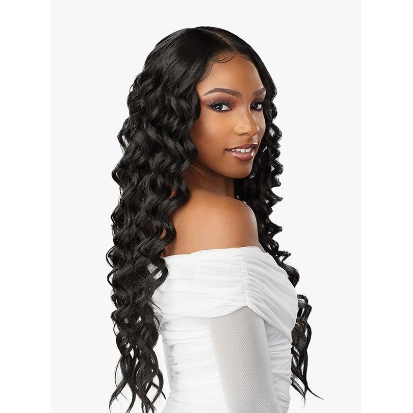 Sensationnel Butta Human Hair Blend HD Lace Front Wig - Deep Twist 26