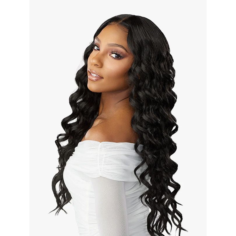 Sensationnel Butta Human Hair Blend HD Lace Front Wig - Deep Twist 26