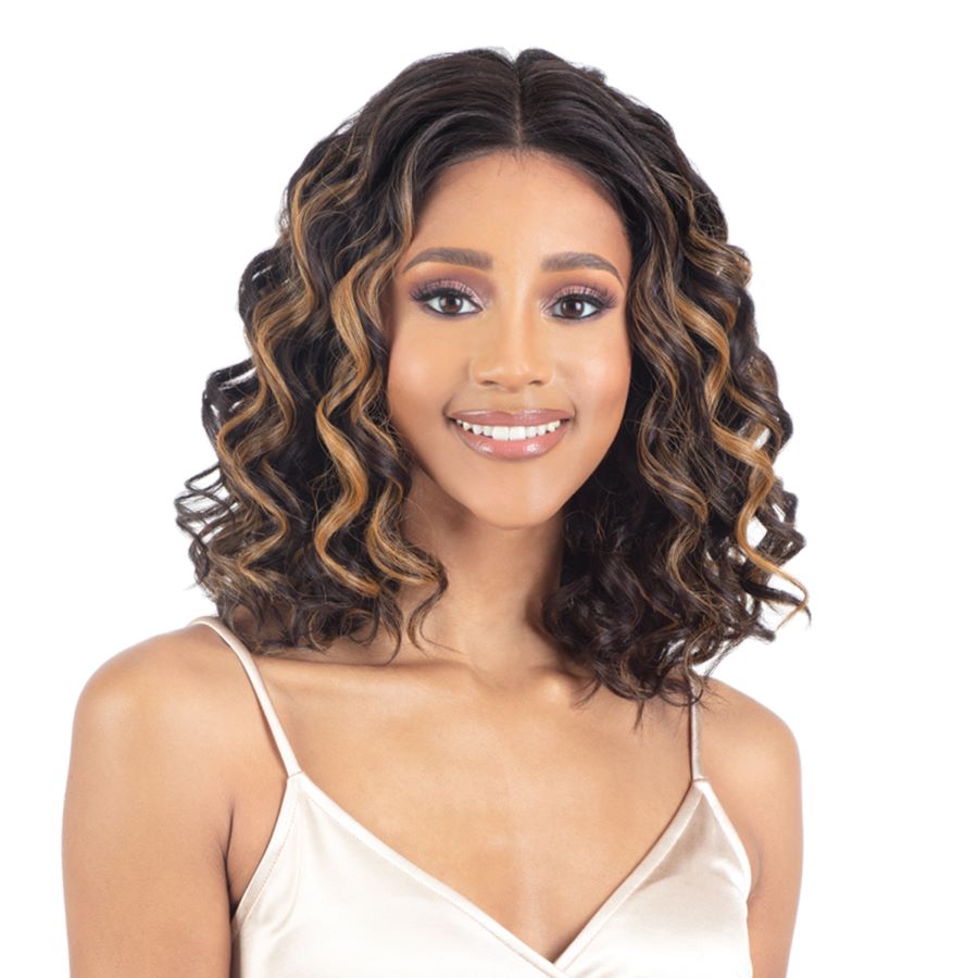 Shake-N-Go Legacy Human Hair Blend HD Lace Front Wig - Flora