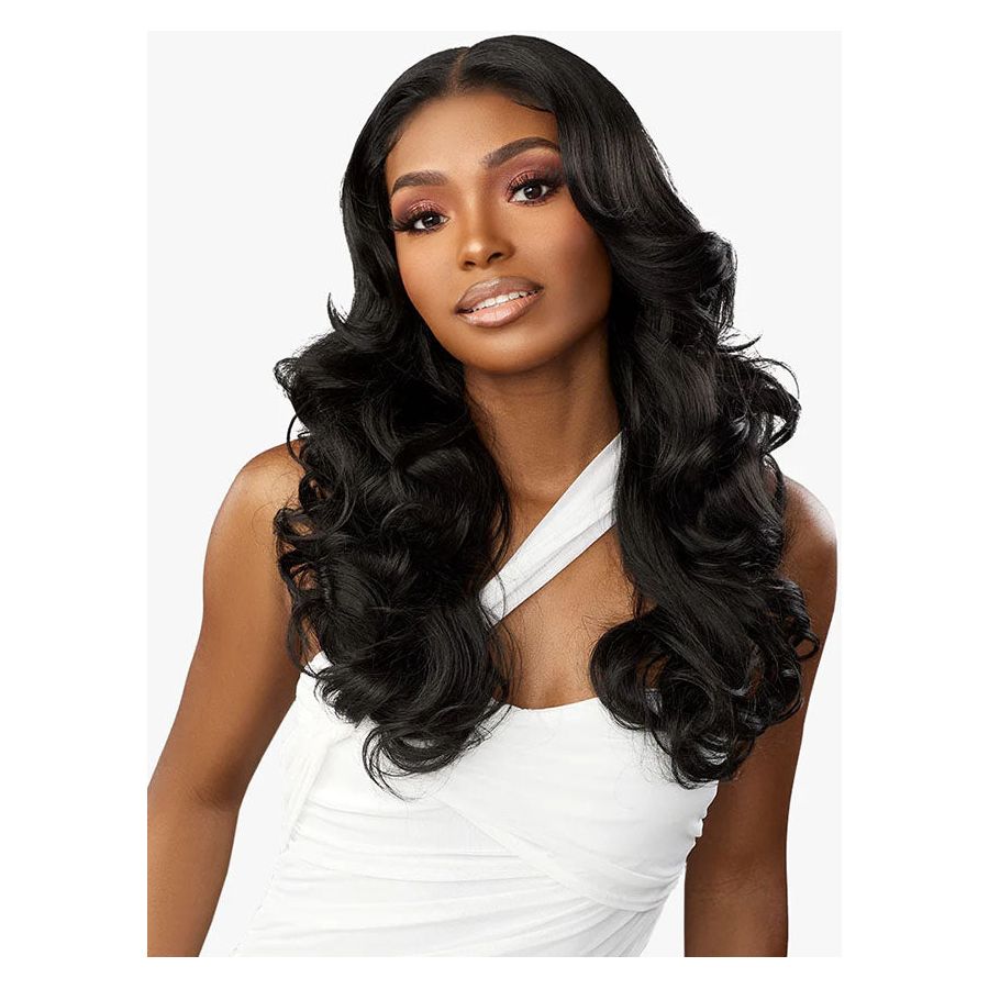 Sensationnel Butta Human Hair Blend HD Lace Front Wig - Volume Curl 22