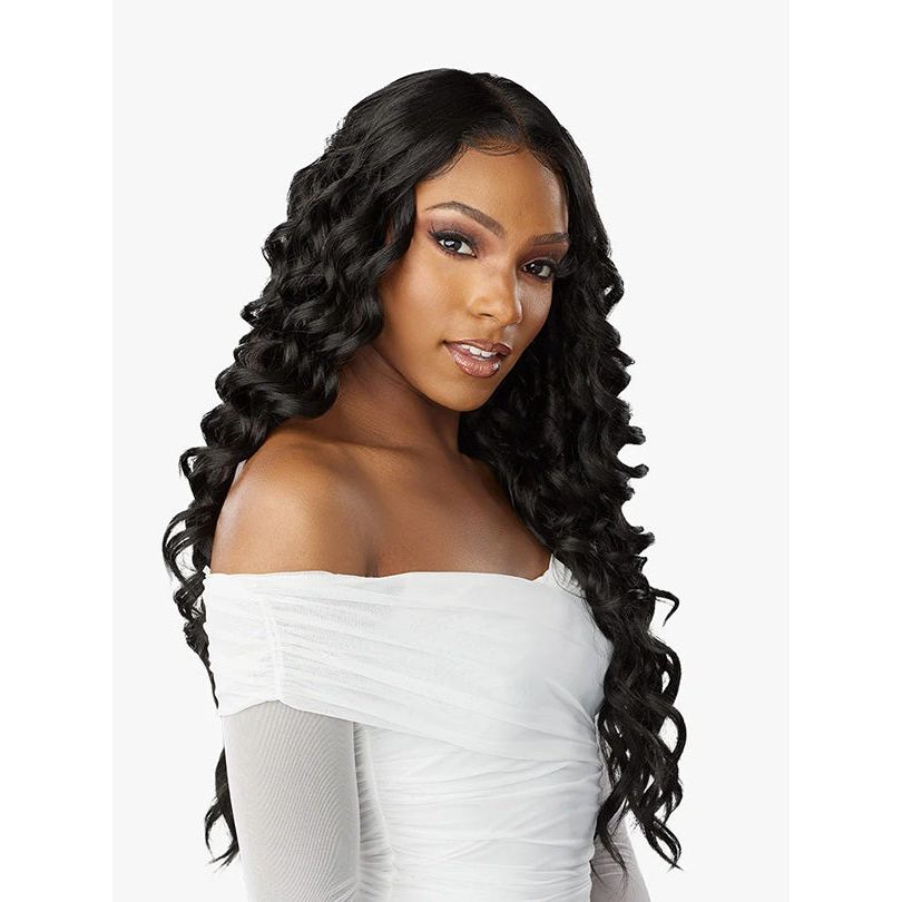Sensationnel Butta Human Hair Blend HD Lace Front Wig - Deep Twist 26