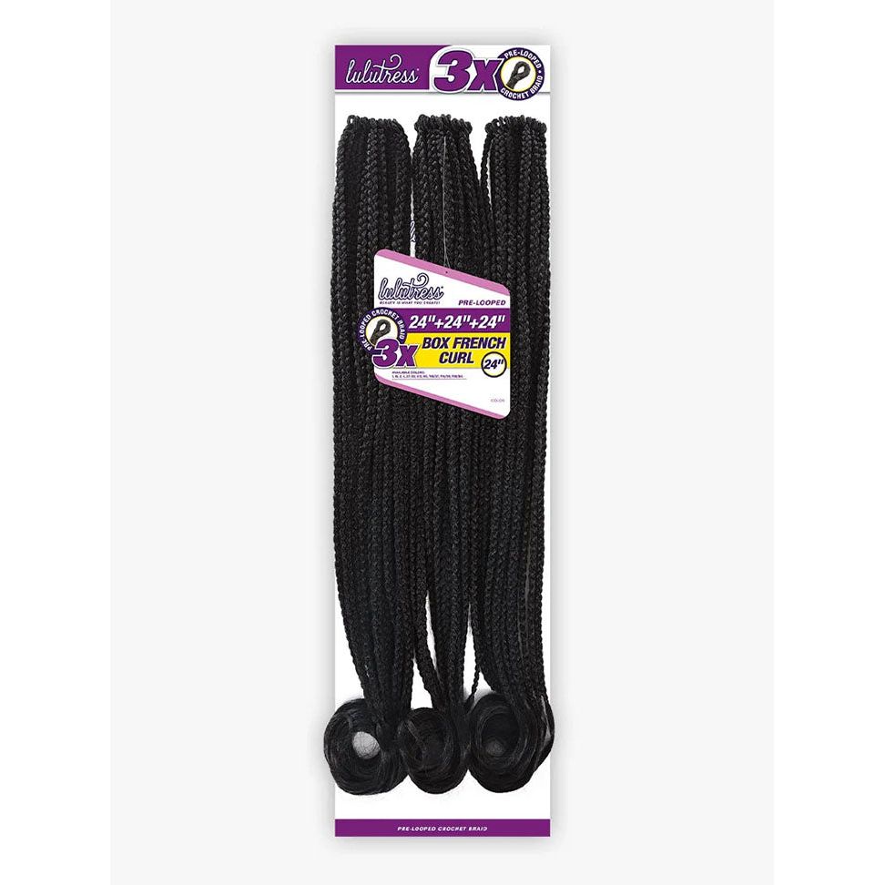 Sensationnel Lulutress Synthetic Pre-Looped Braids – 3X Box French Curl 24