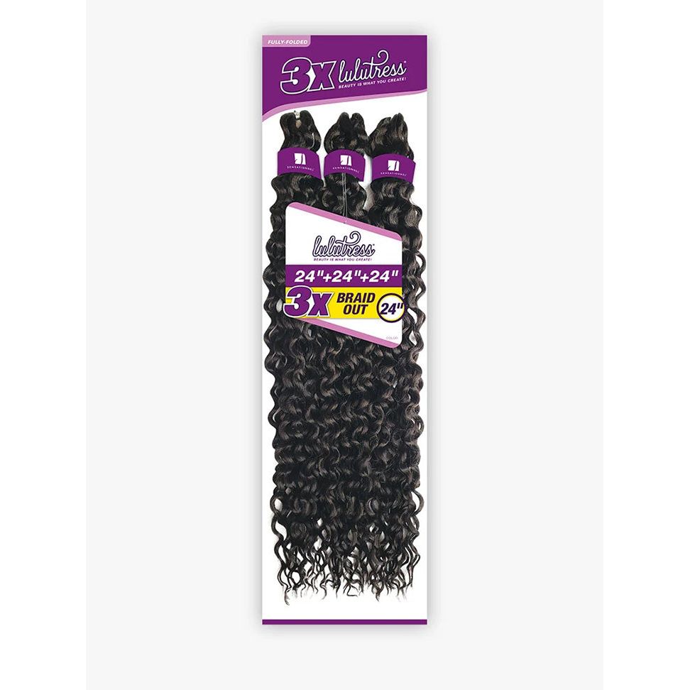 Sensationnel Lulutress Synthetic Braids – 3X Braid Out 24