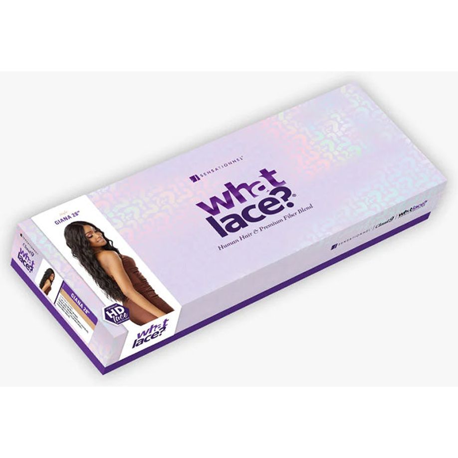 Sensationnel Cloud 9 What Lace? Human Hair Blend HD Lace Frontal Wig – Giana 28