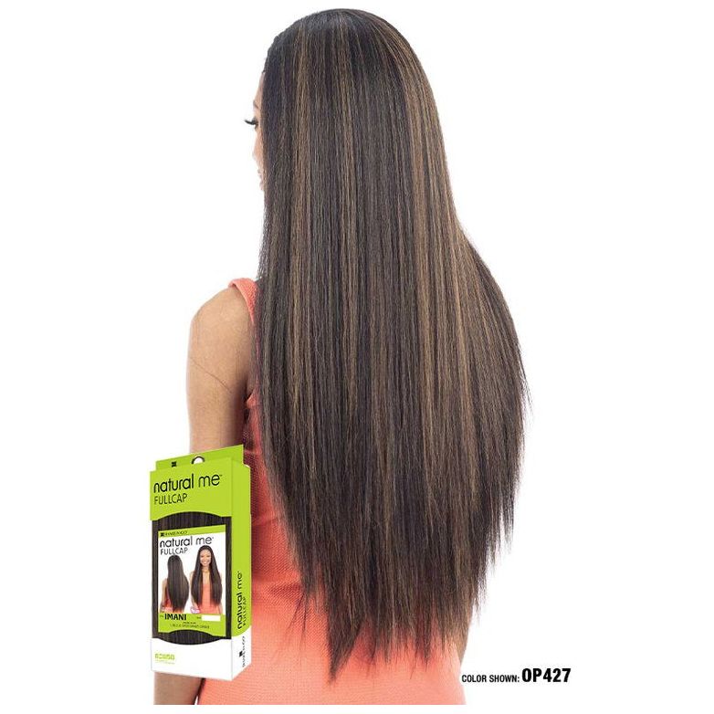 Shake-N-Go Natural Me Synthetic Fullcap Half Wig - Imani