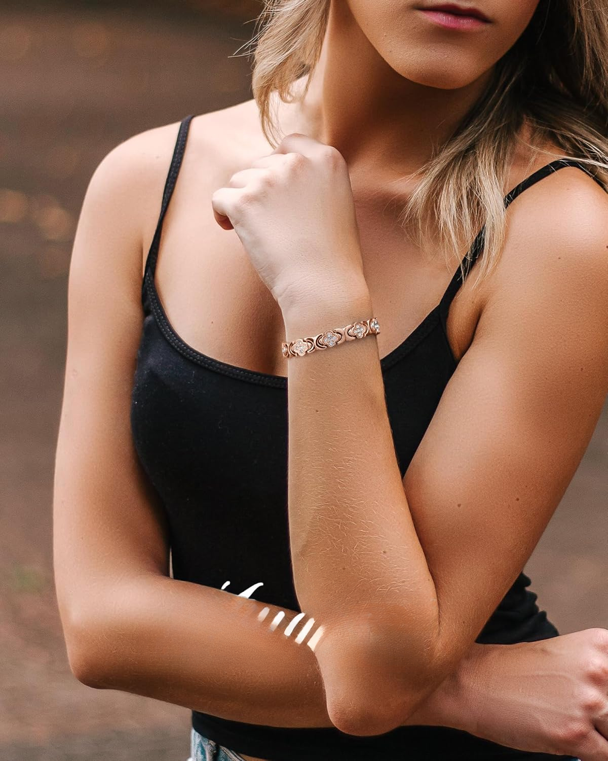 Copper Bracelets for Women, Pure Copper Magnetic Bracelet with 3500 Gauss Effective Magnets