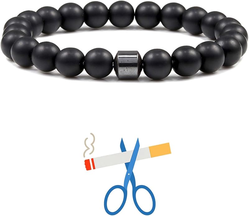 This pack of 2 smoking cessation bracelets is suitable for both men and women. It can help you quit smoking, relieve anxiety and stress, promote lymphatic circulation, and alleviate pain.  Makes a great gift!