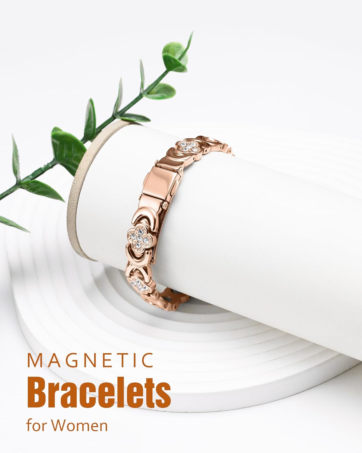 Copper Bracelets for Women, Pure Copper Magnetic Bracelet with 3500 Gauss Effective Magnets