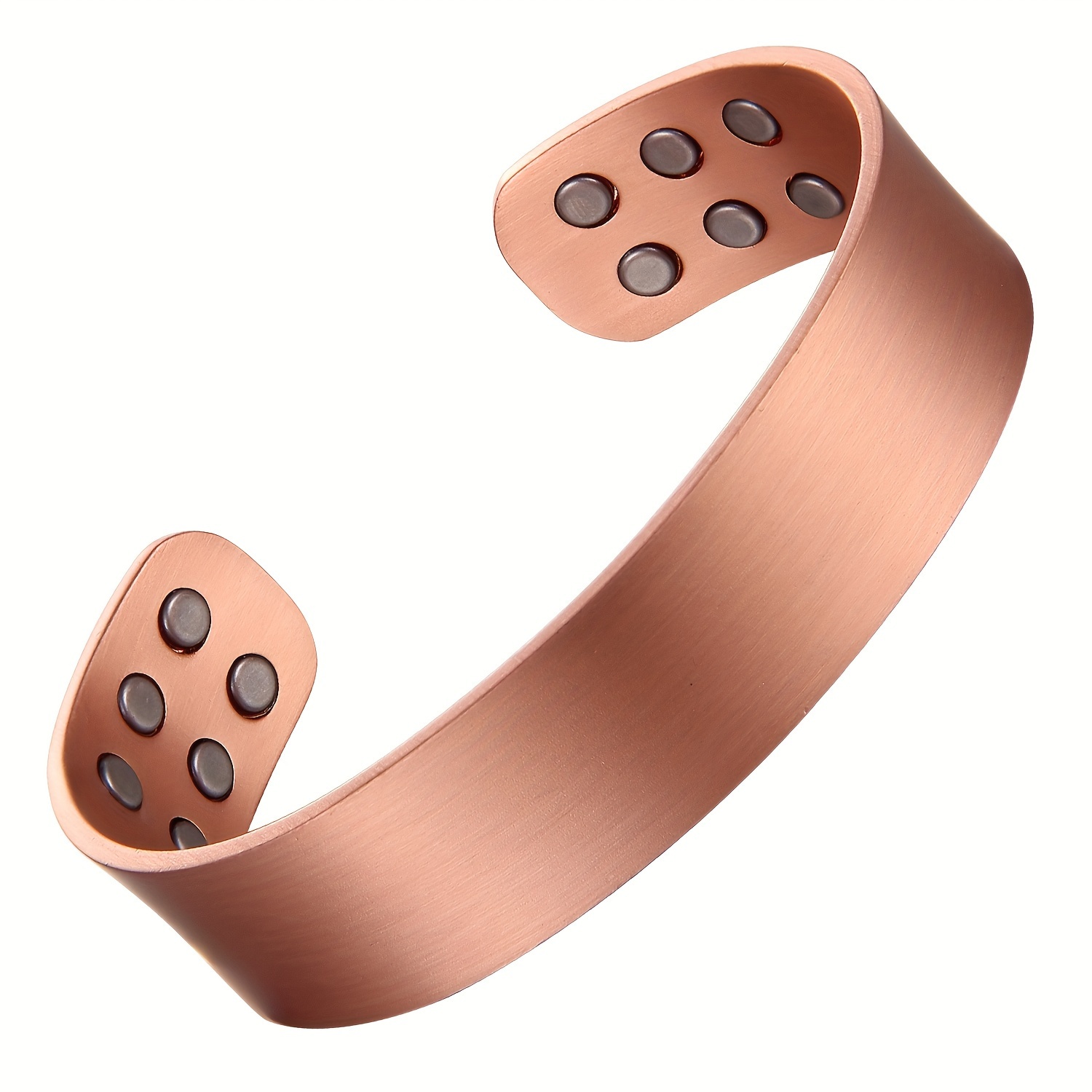 Men's Copper Magnetic Therapy Adjustable Bracelet Hypoallergenic Solid Jewelry Gift