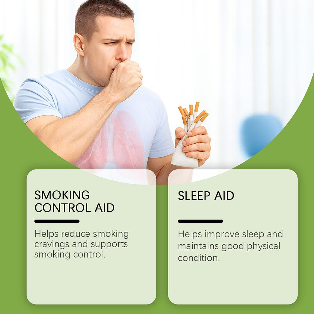 This pack of 2 smoking cessation bracelets is suitable for both men and women. It can help you quit smoking, relieve anxiety and stress, promote lymphatic circulation, and alleviate pain.  Makes a great gift!