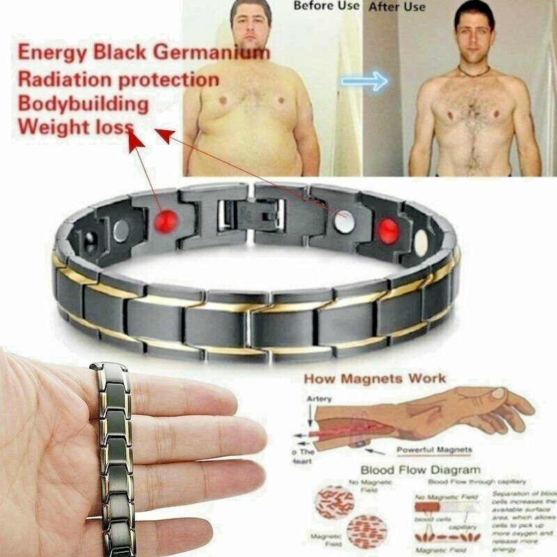 Energy Healing Slimming Weight Loss Bracelet Therapy Healthy Bracelet for Men