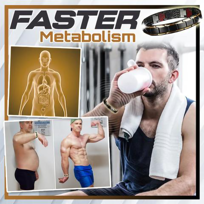 Energy Healing Slimming Weight Loss Bracelet Therapy Healthy Bracelet for Men