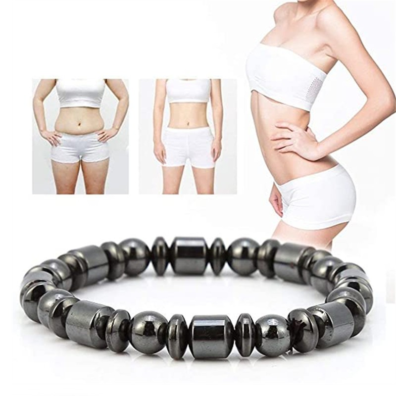 Weight Loss Magnet Bracelets For Women Men Pentagram Stone Magnetic Therapy Bracelet