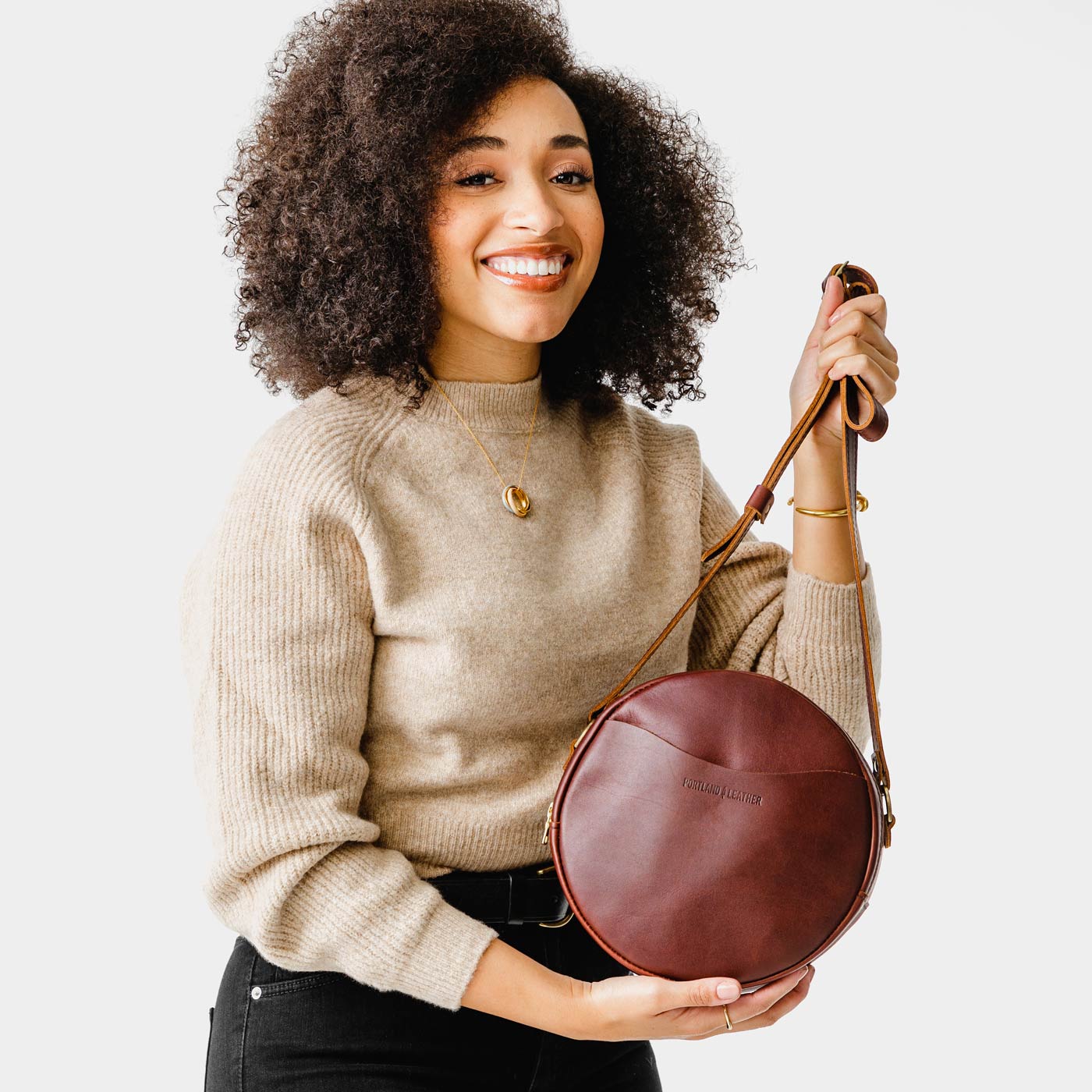 'Almost Perfect' Circle Crossbody