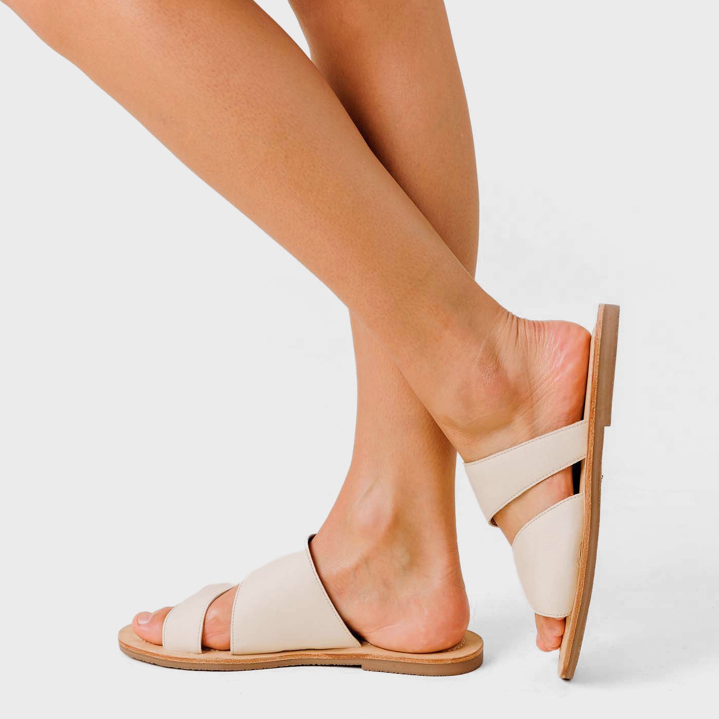 'Almost Perfect' Double Swirl Slide Sandal