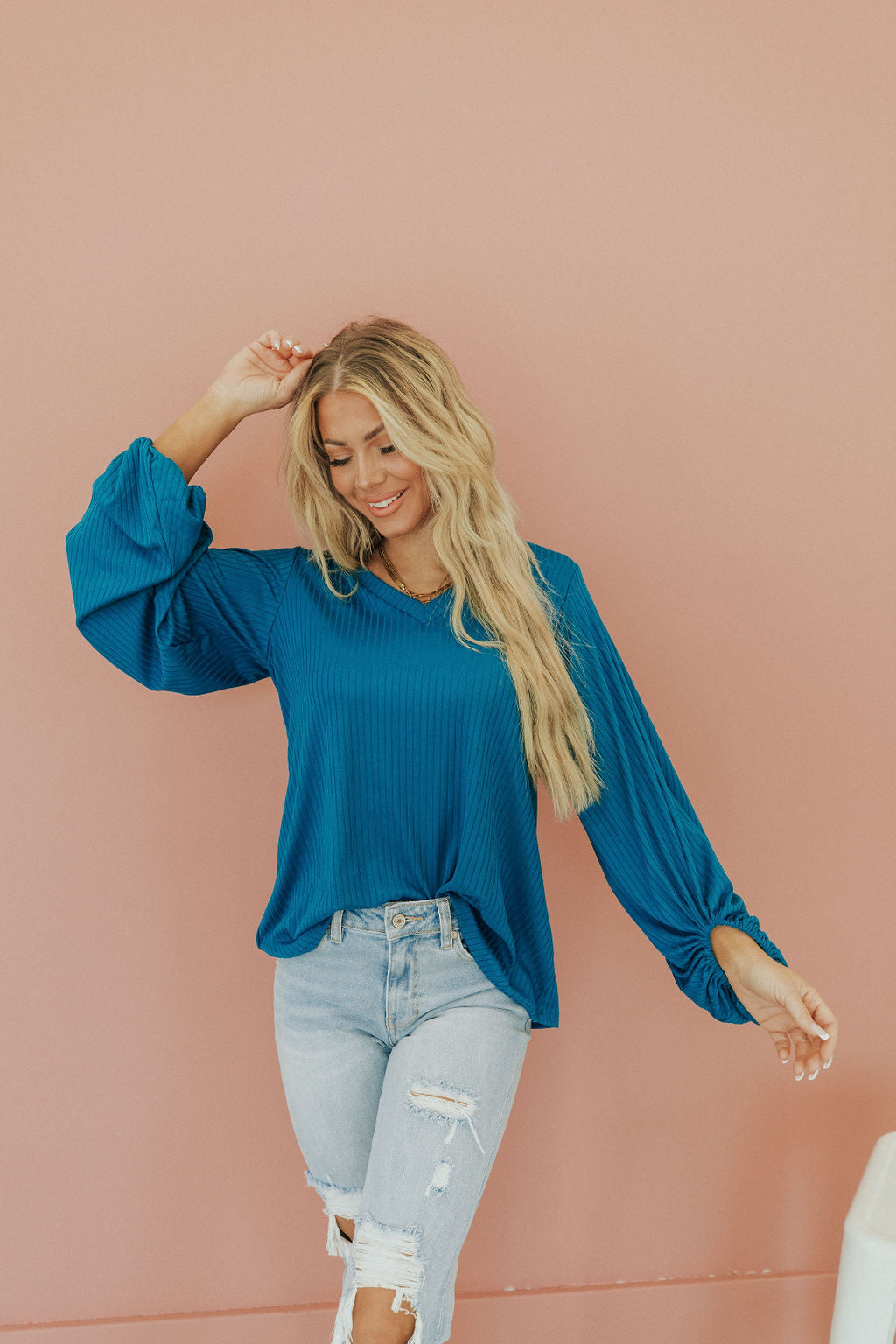 Ground Breaking V-Neck Top