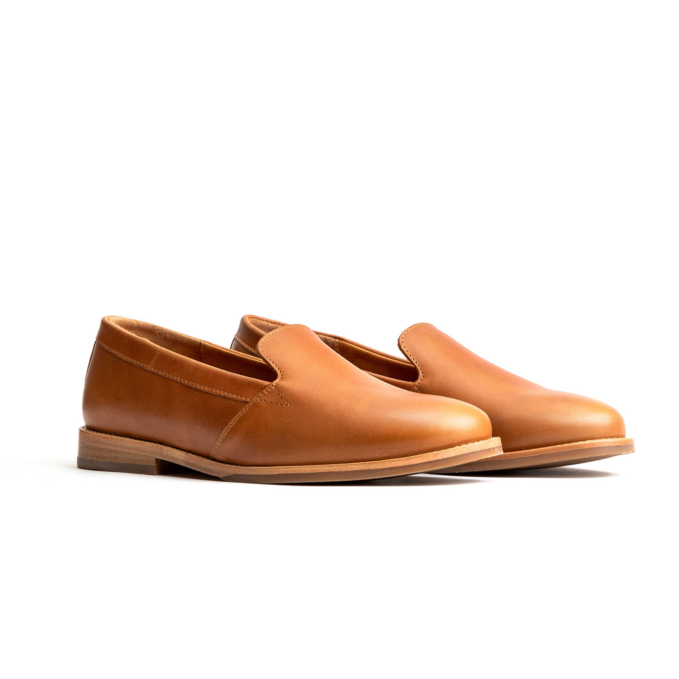 'Almost Perfect' Rounded Leather Loafer