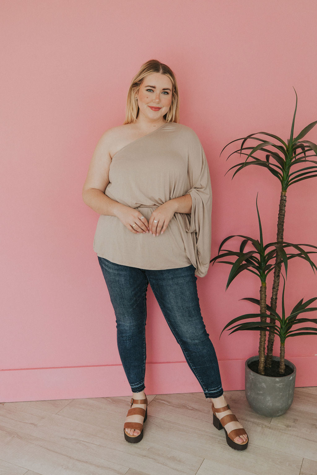 Make It Happen Off Shoulder Top