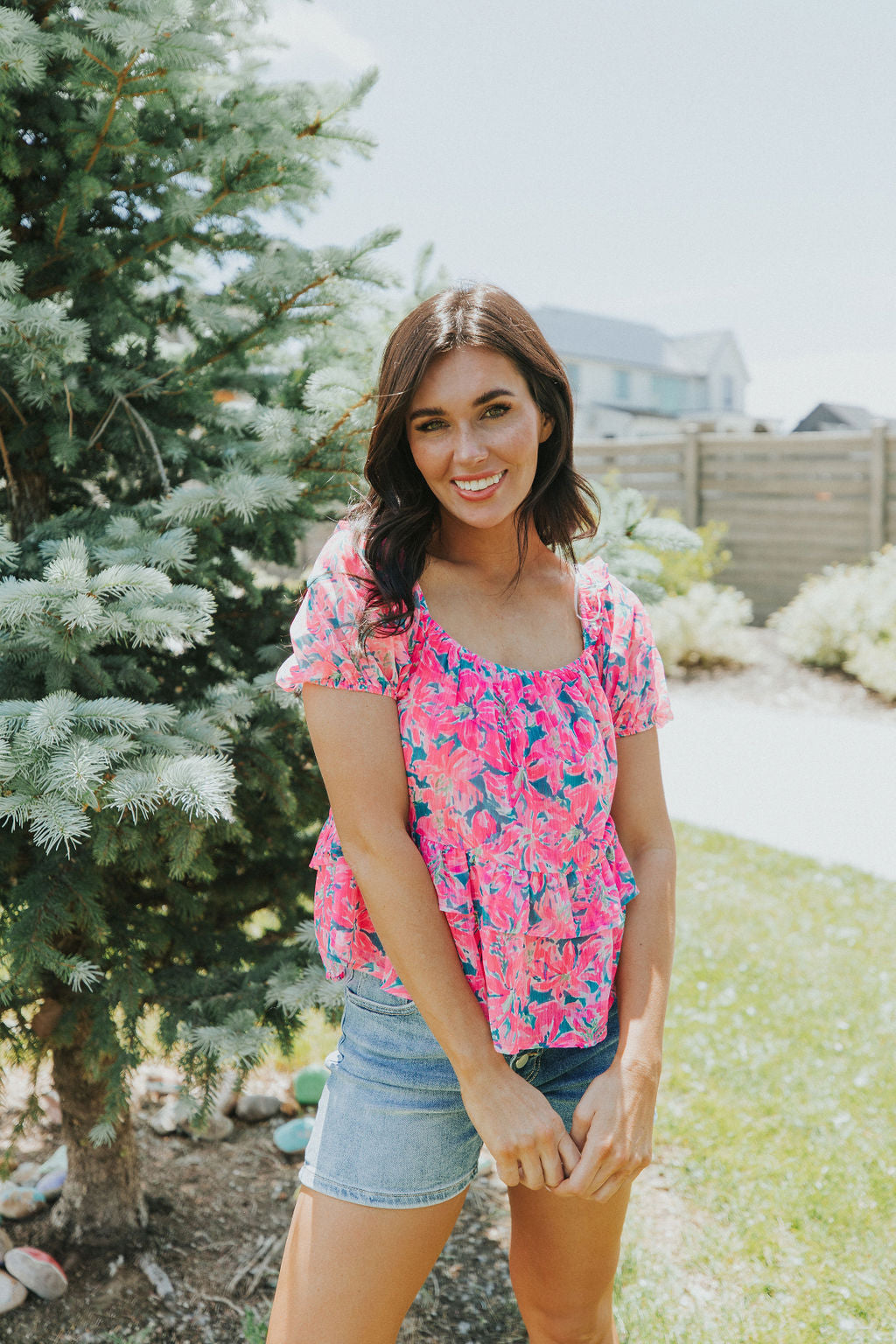 Can't Change Floral Blouse