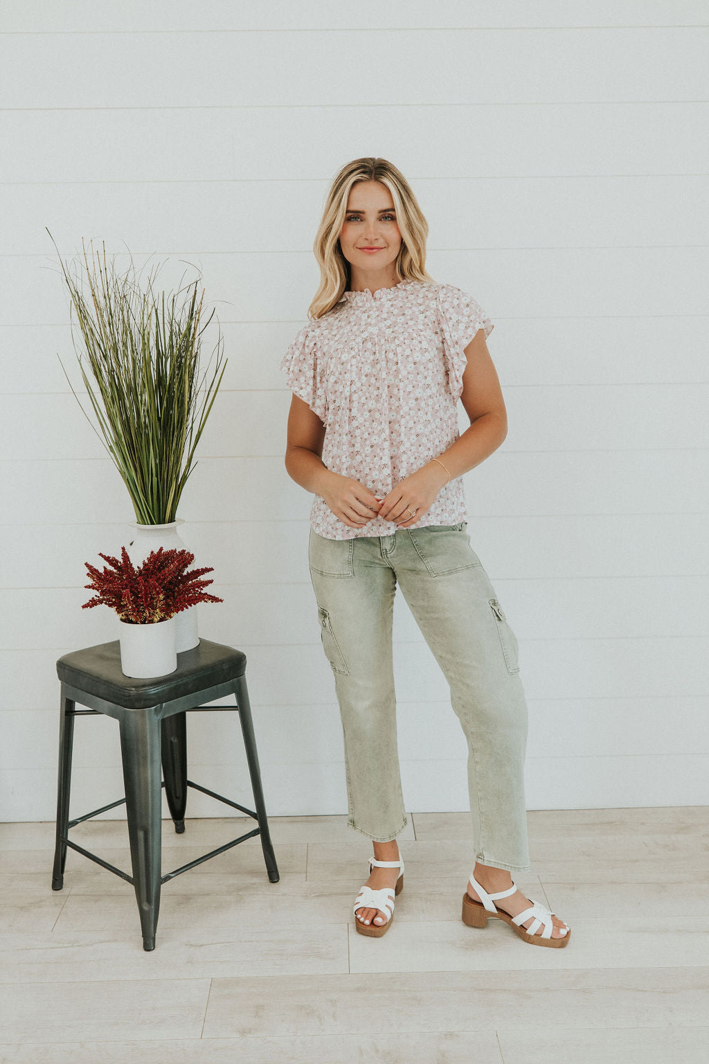 I'll Wait For You Floral Top