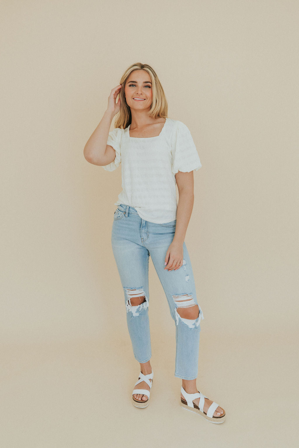 Be A Standout Puff Sleeve Top