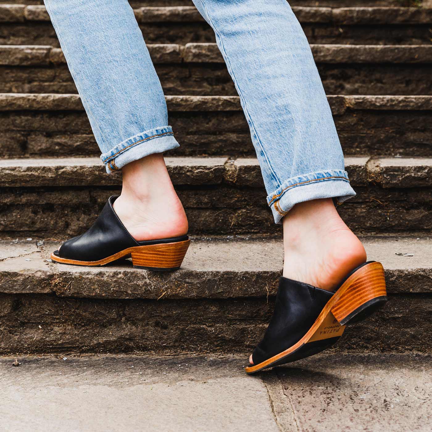 'Almost Perfect' Open Toe Mule