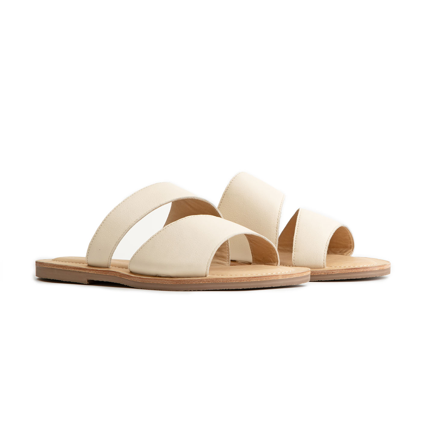 'Almost Perfect' Double Swirl Slide Sandal