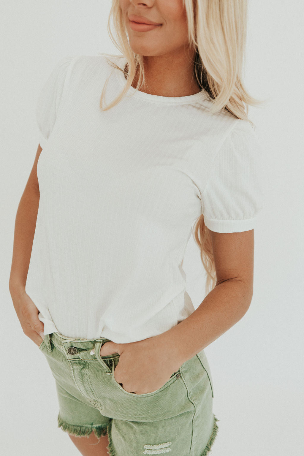 Simple Elegance Ribbed Top