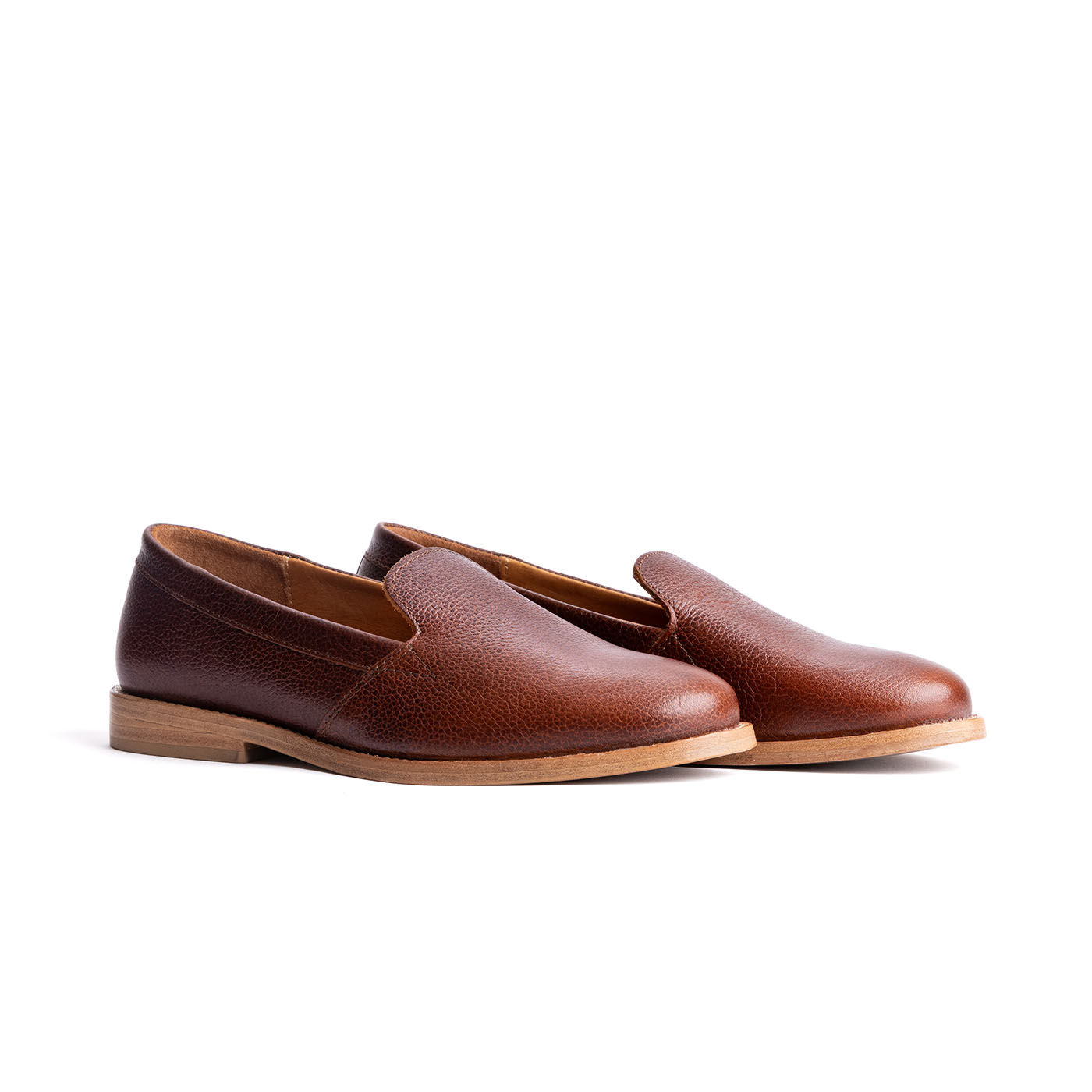 'Almost Perfect' Rounded Leather Loafer