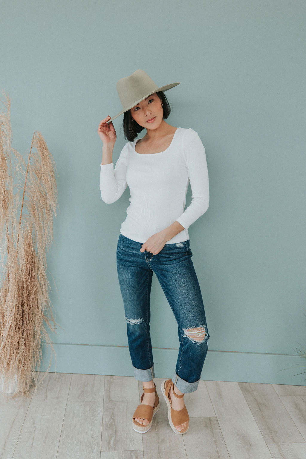 All For Love Square Neck Top