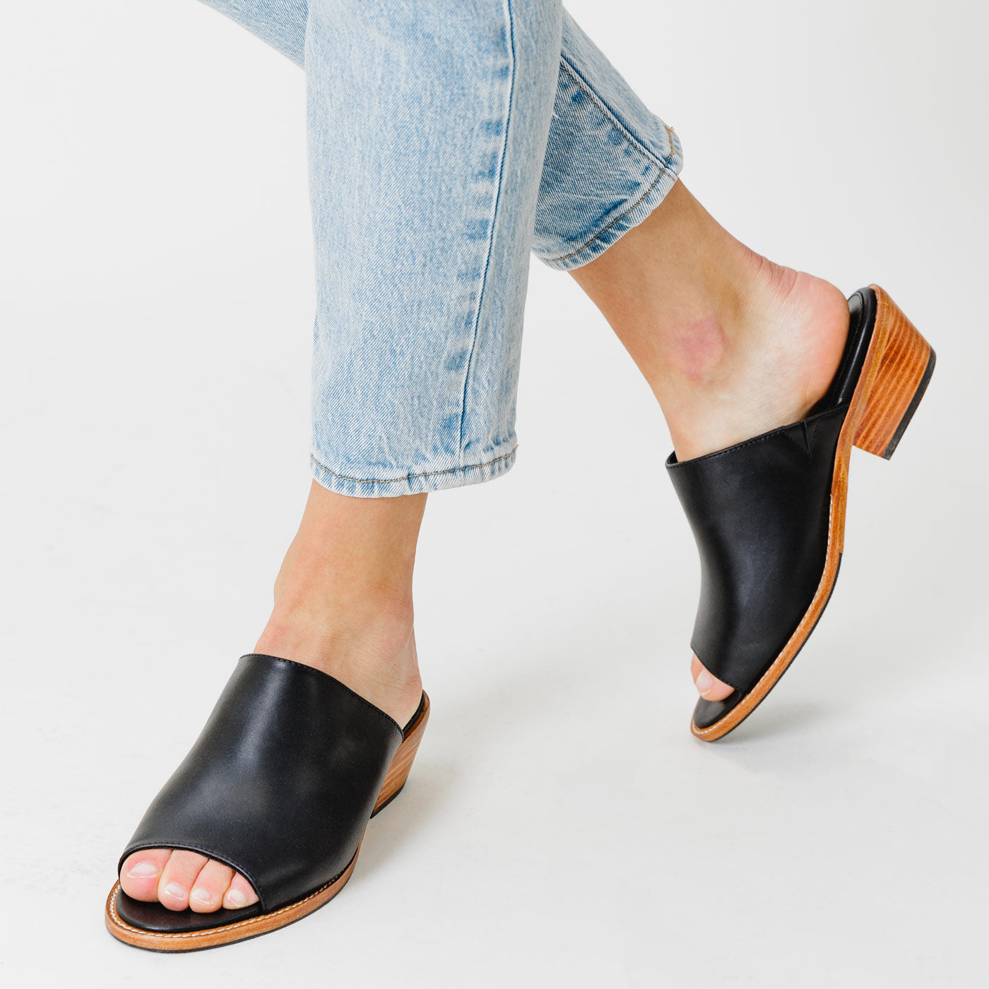 'Almost Perfect' Open Toe Mule