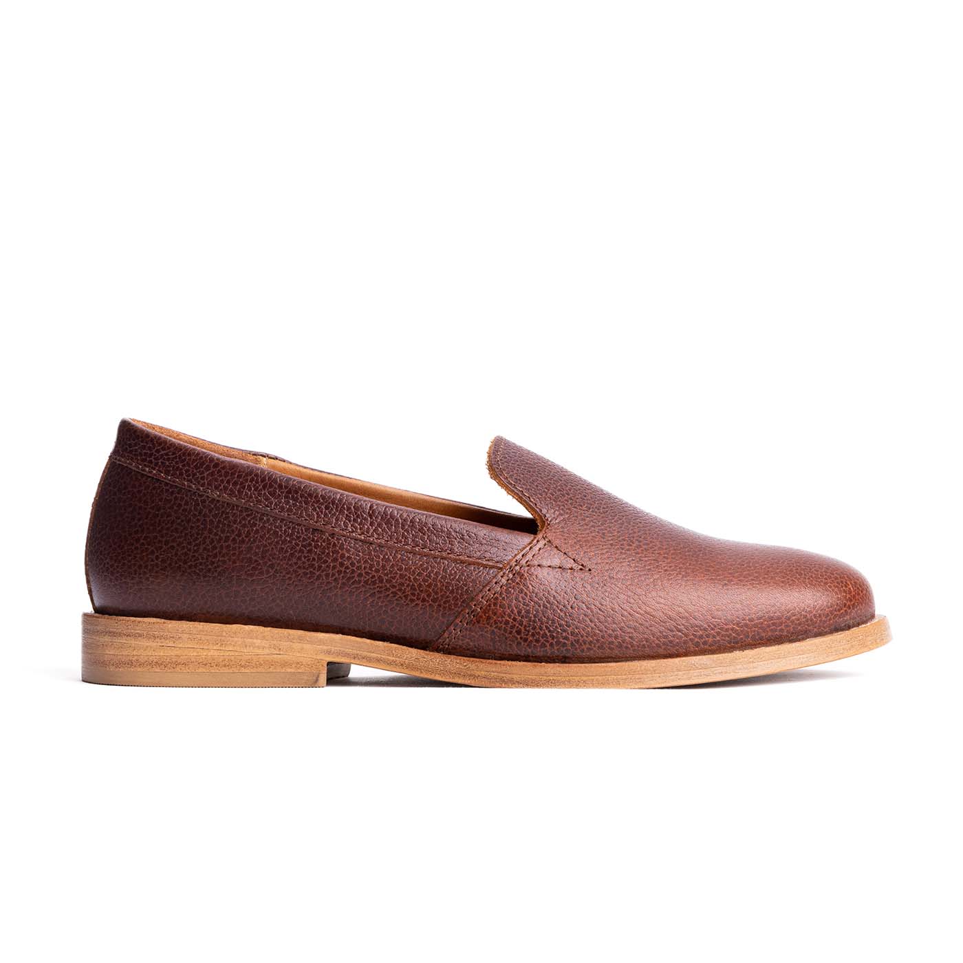 'Almost Perfect' Rounded Leather Loafer